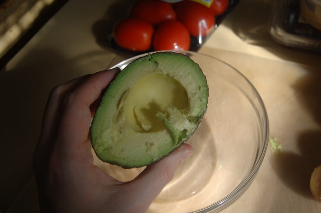avocado half
