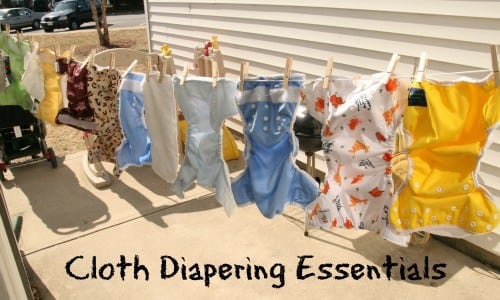cloth diapering essentials